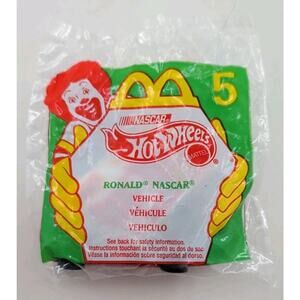 McDonalds Hot Wheels Ronald NASCAR 94 Vehicle #5 Happy Meal Toy 1998...NEW